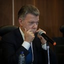 JUAN MANUEL SANTOS
El expresidente Juan Manuel Santos rindió versión libre ante el CNE, en donde aseguró que a su campaña reeleccionista en 2014 no entraron casi 4.000 millones de pesos provenientes de Odebrecht.
10 de Diciembre 2019
Foto: Esteban Vega La-Rotta
Revista Semana