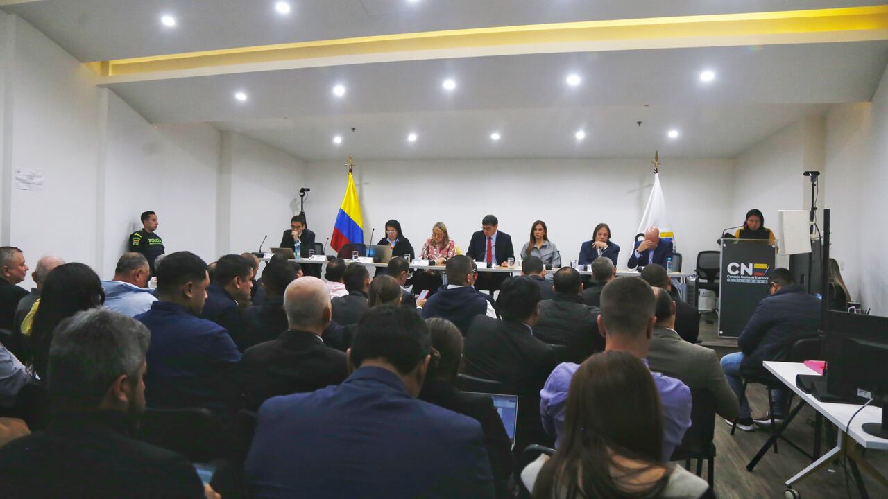 Magistrados del Consejo Nacional Electoral.