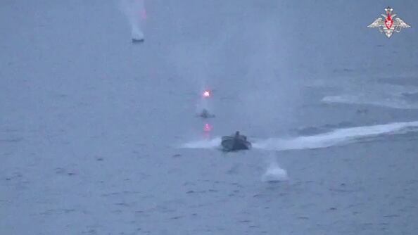 Rusia aseguró que Ucrania atacó con drones su base naval en el mar Negro. (Imagen de referencia, no corresponde al caso en mención).