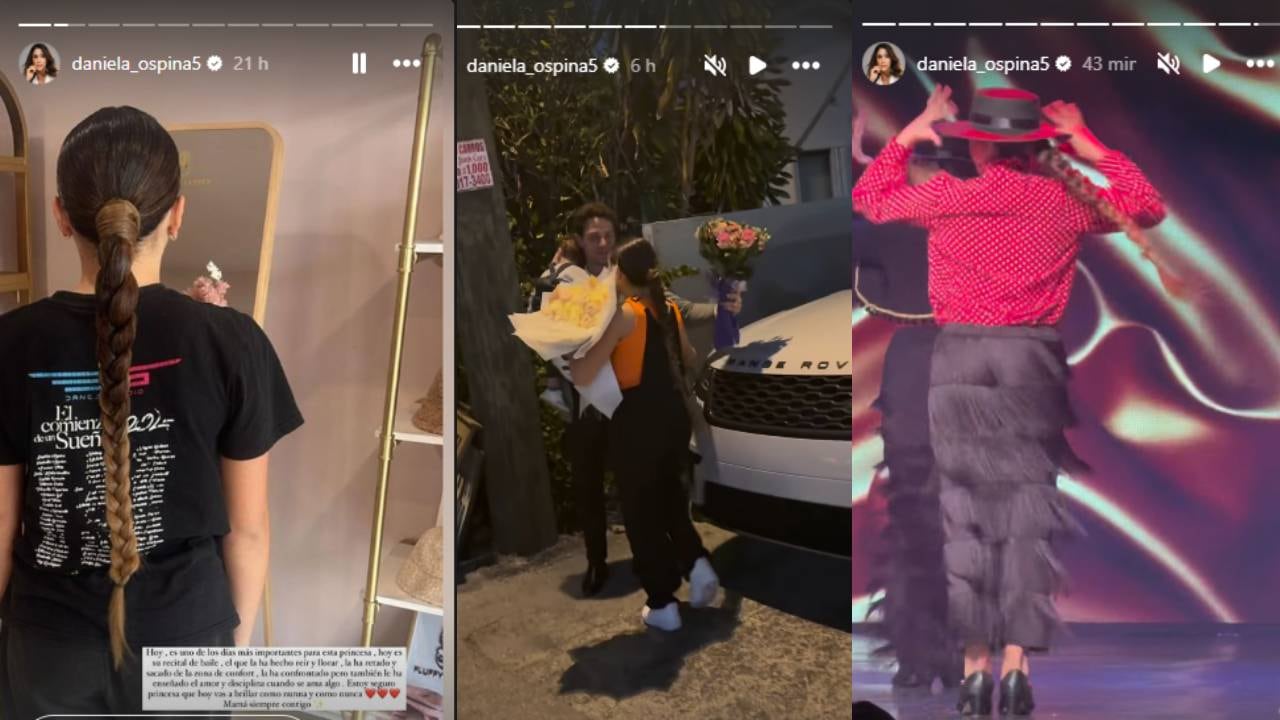 Daniela Ospina y Salomé Rodríguez vivieron un momento especial.