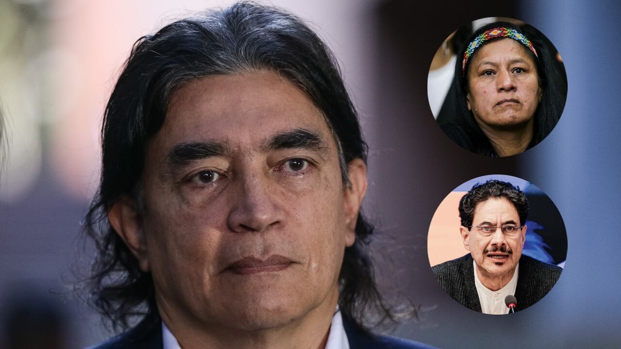 Gustavo Bolívar, Aida Quilcué e Iván Cepeda.