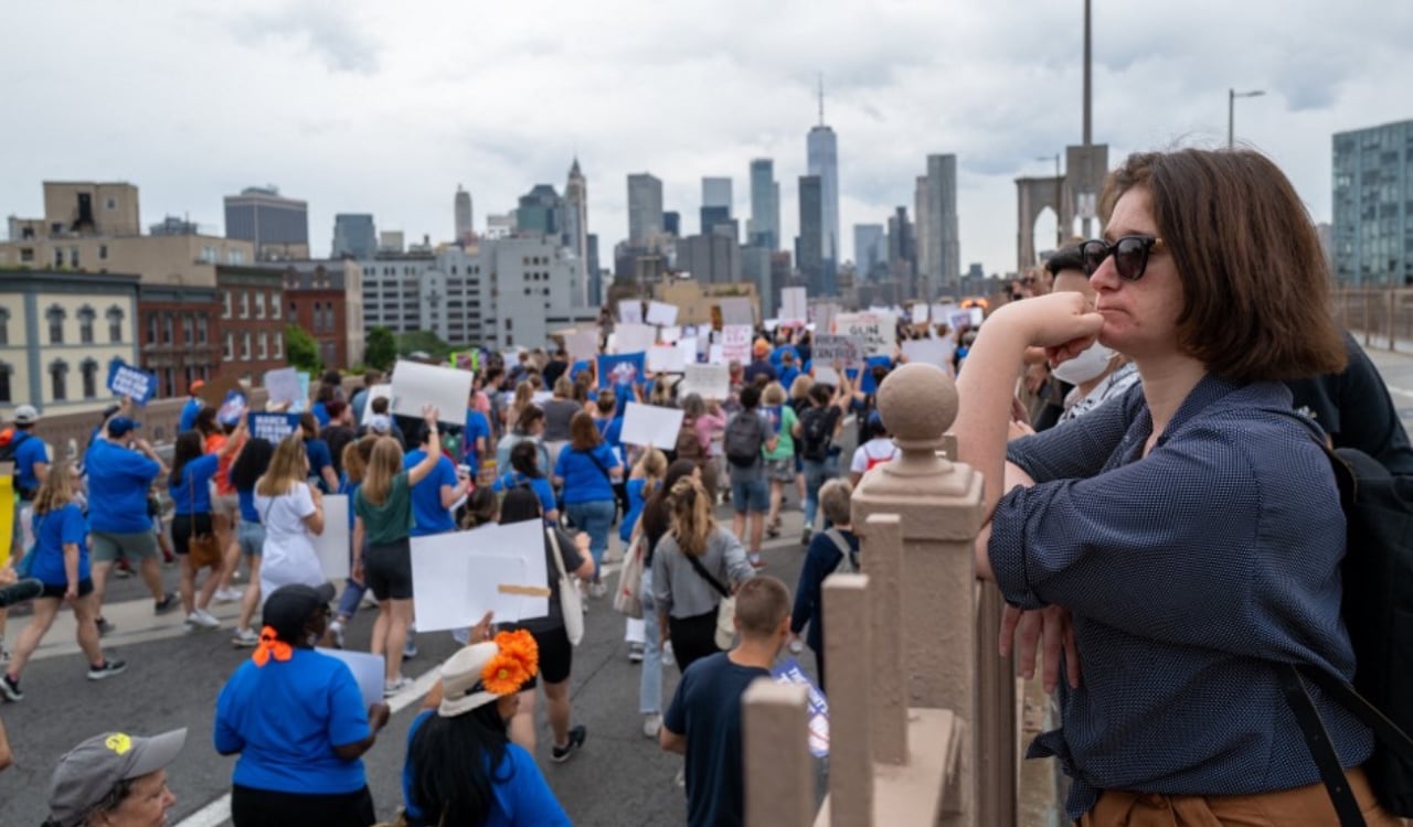 Las calles de New York se inundaron de ciudadanos pidiendo más control a las armas de fuego en ese país