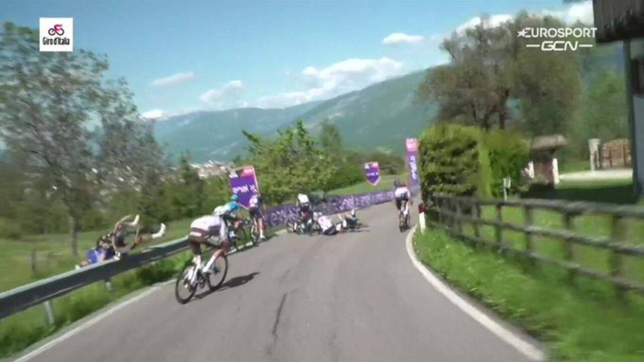 Caída Giro de Italia