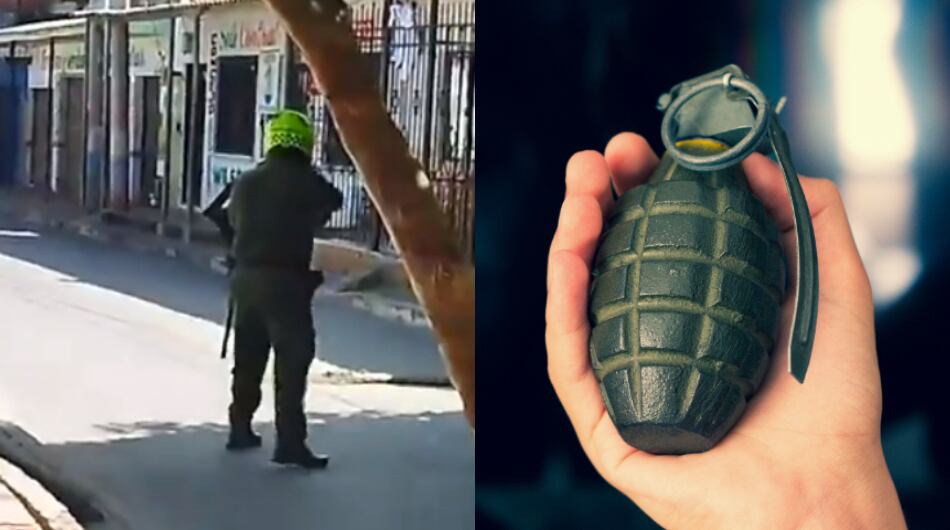 Susto en el Atlántico por hombre que amenazó con activar una granada.