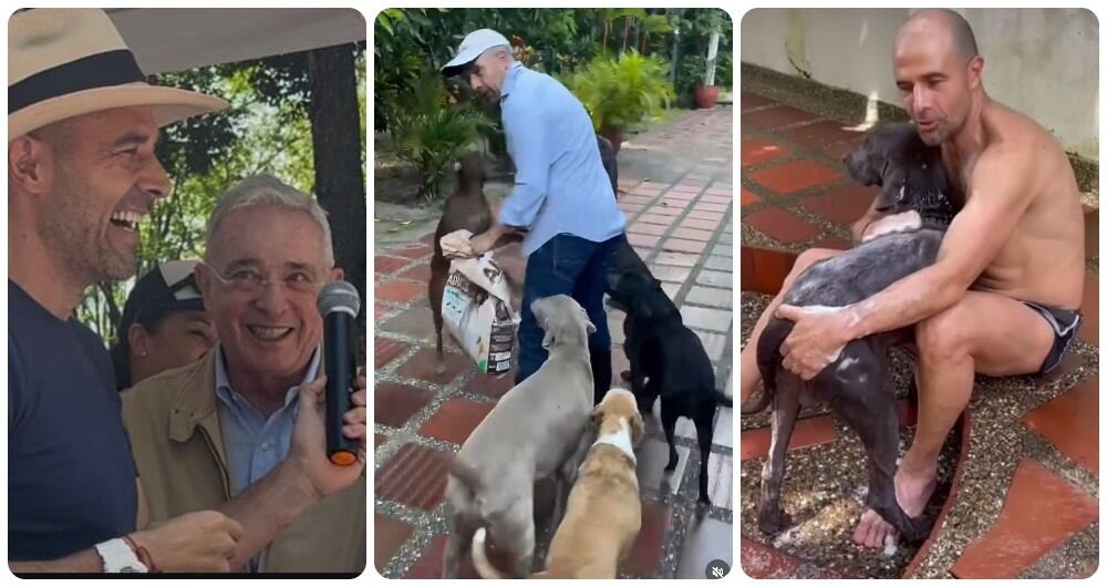 El senador del Centro Democrático, Andrés Guerra, fiel a Uribe y a los 104 perros que cuida.