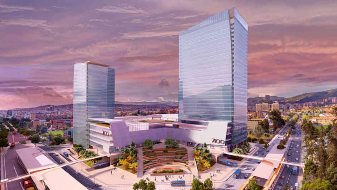 El América Centro de Negocios es un complejo de 85.000 metros cuadrados que tendrá dos torres de oficinas: una de 25 pisos y otra de 15.