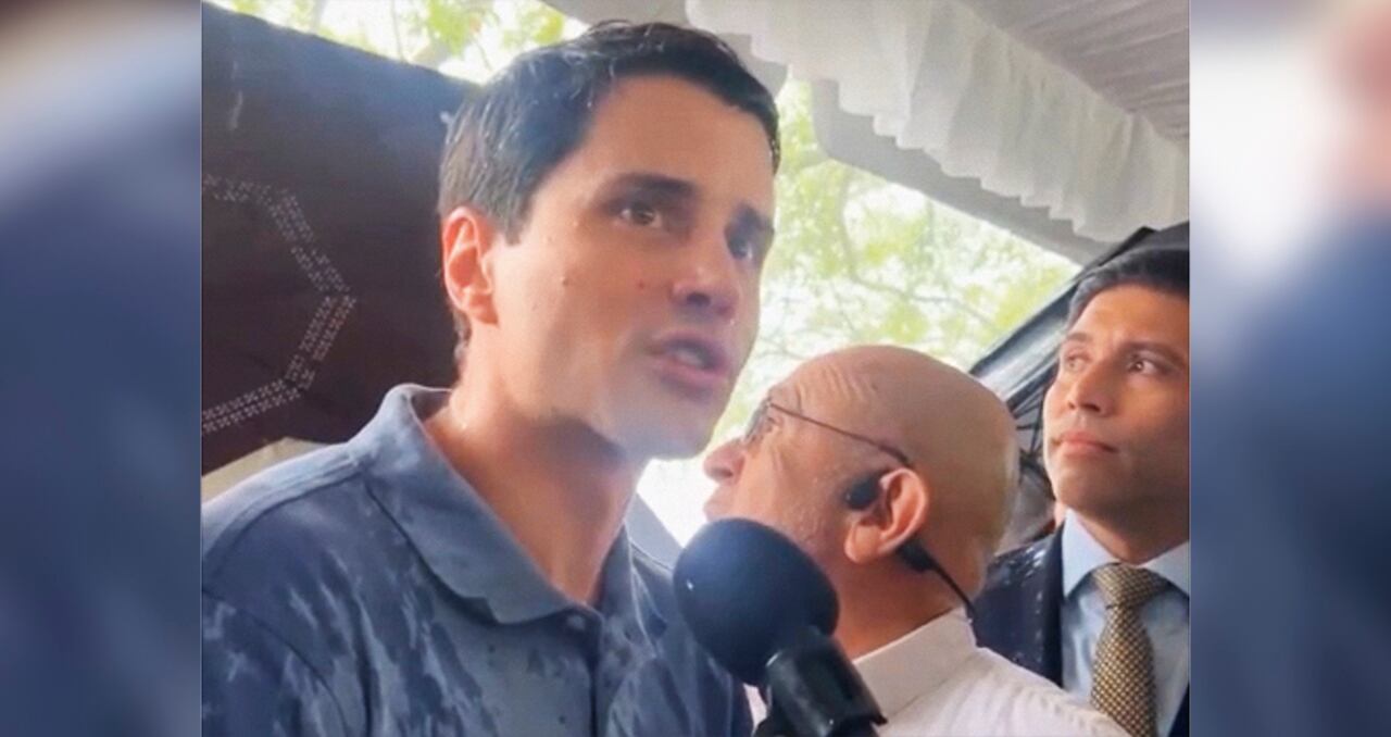 Tomás y Jerónimo lideraron las marchas en Miami y Medellín, respectivamente. Los jóvenes empresarios sorprendieron con sus discursos.