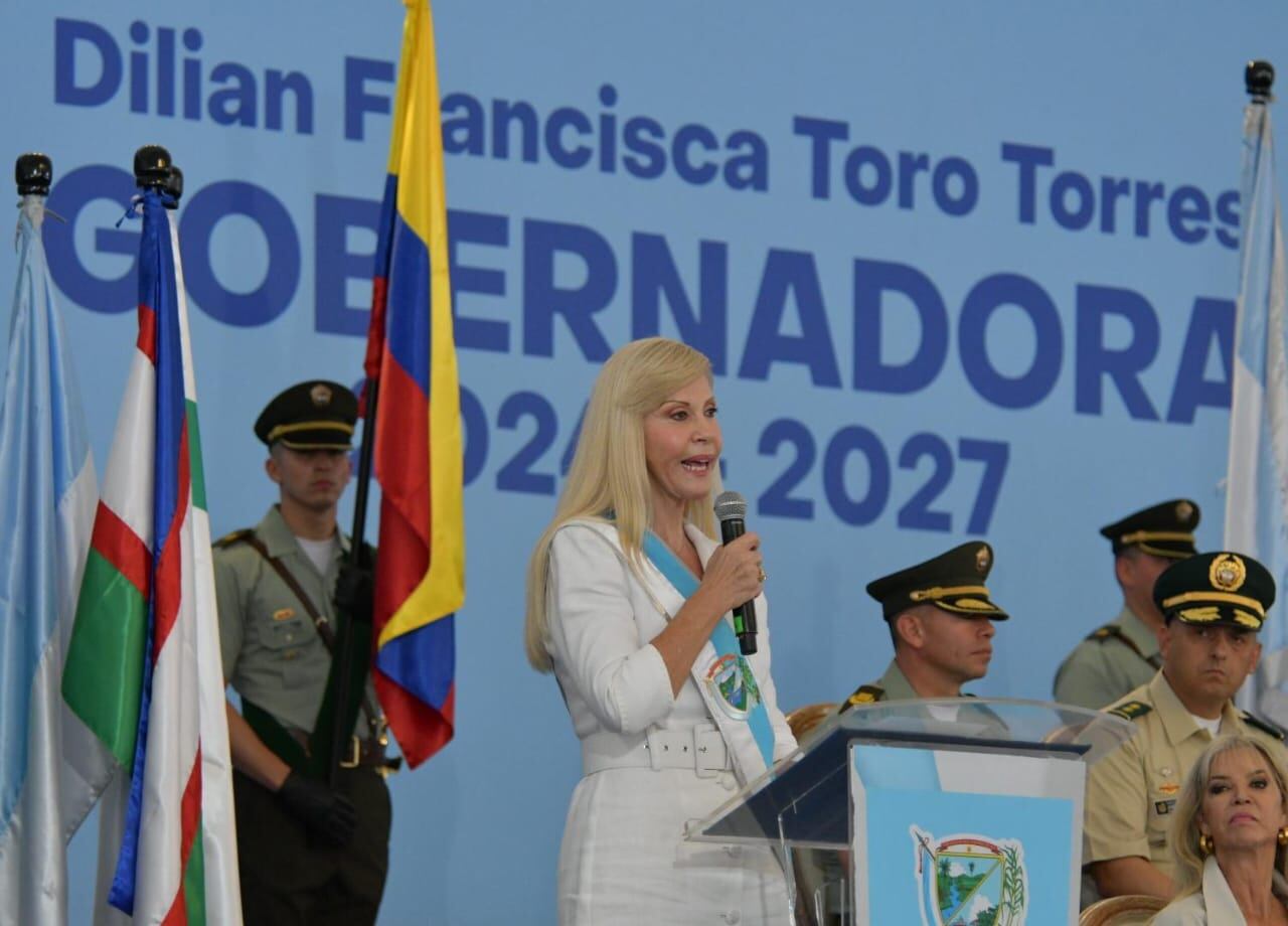 Posesión de la nueva gobernadora del Valle Dilian Francisca Toro
