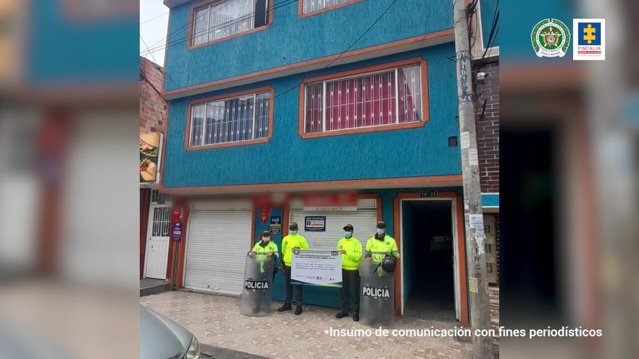 La Fiscalía ocupó las propiedades que, de acuerdo con las investigaciones, eran usadas para la comercialización de celulares robados.