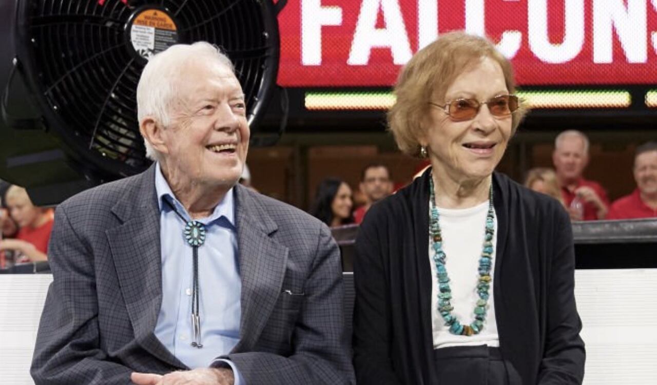 Rosalynn Carter, junto a su esposo, el expresidente de Estados Unidos Jimmy Carter.