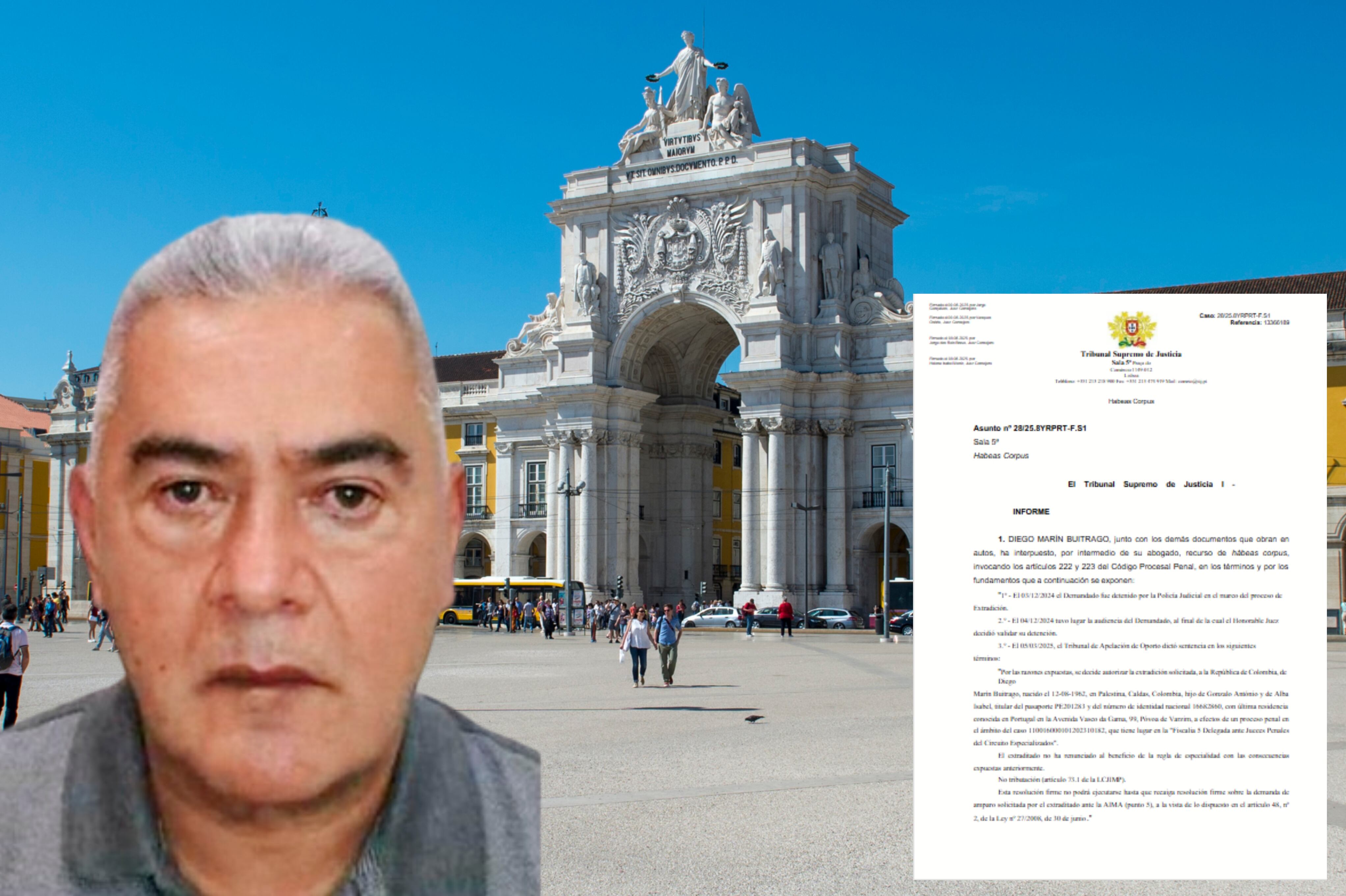 Papá Pitufo quedó libre en Portugal tras la decisión del Tribunal Supremo.