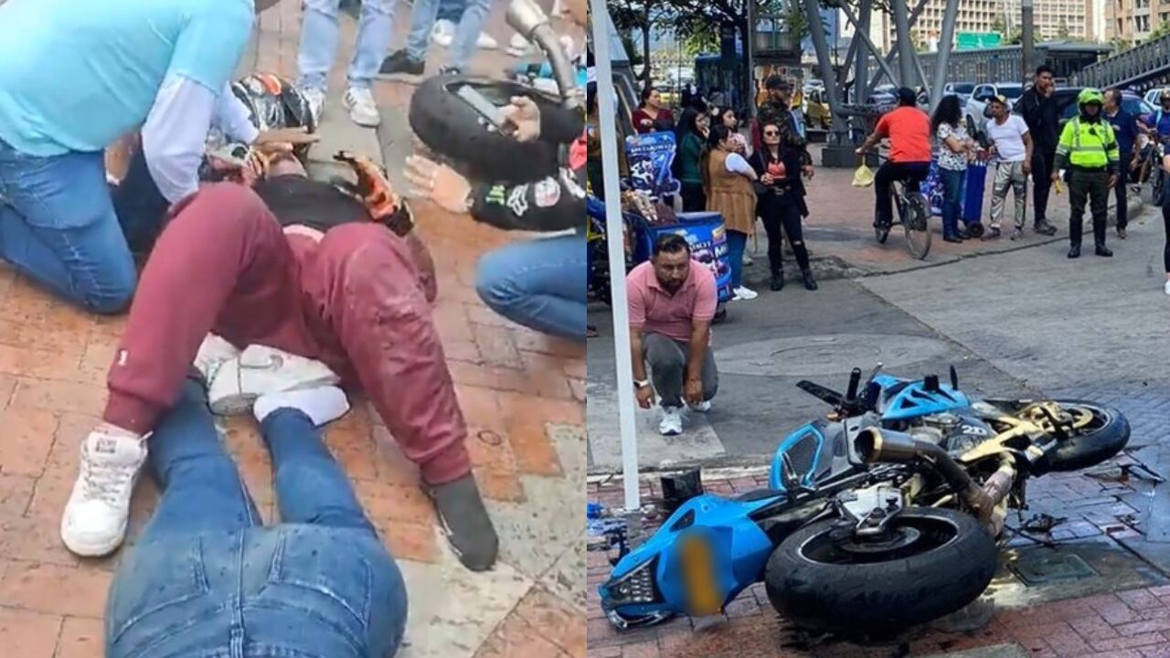 En el accidente está involucrada una motocicleta.