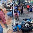 En el accidente está involucrada una motocicleta.