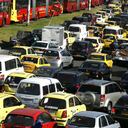 Bogotá tiene un porcentaje, según el estudio, de 63 por ciento de congestión. Esto es el tiempo adicional que a una persona le toma un trayecto. Por ejemplo, si alguien tarda 60 minutos en llegar a un lugar sin tráfico, con congestión tardaría 97 minutos.