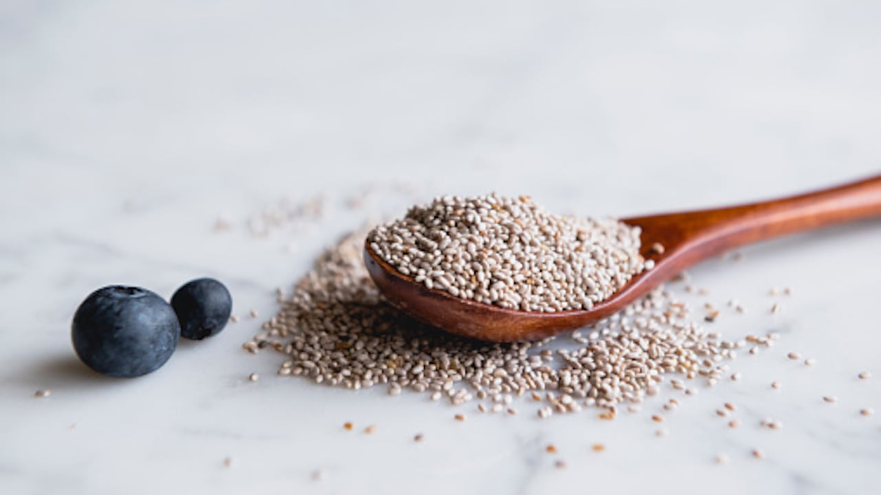 Las semillas de chía están compuestas de antioxidantes.