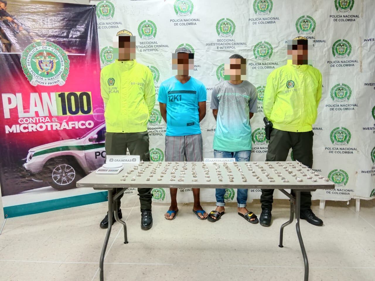 Alias 'Enderson' y alias 'Robinson', capturados por unidades de SIJIN.