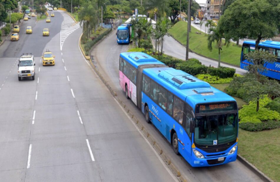 Día sin carro en Cali.