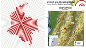 Imagen del movimiento sísmico registrado a la 1:24 a. m. de este martes 29 de septiembre,