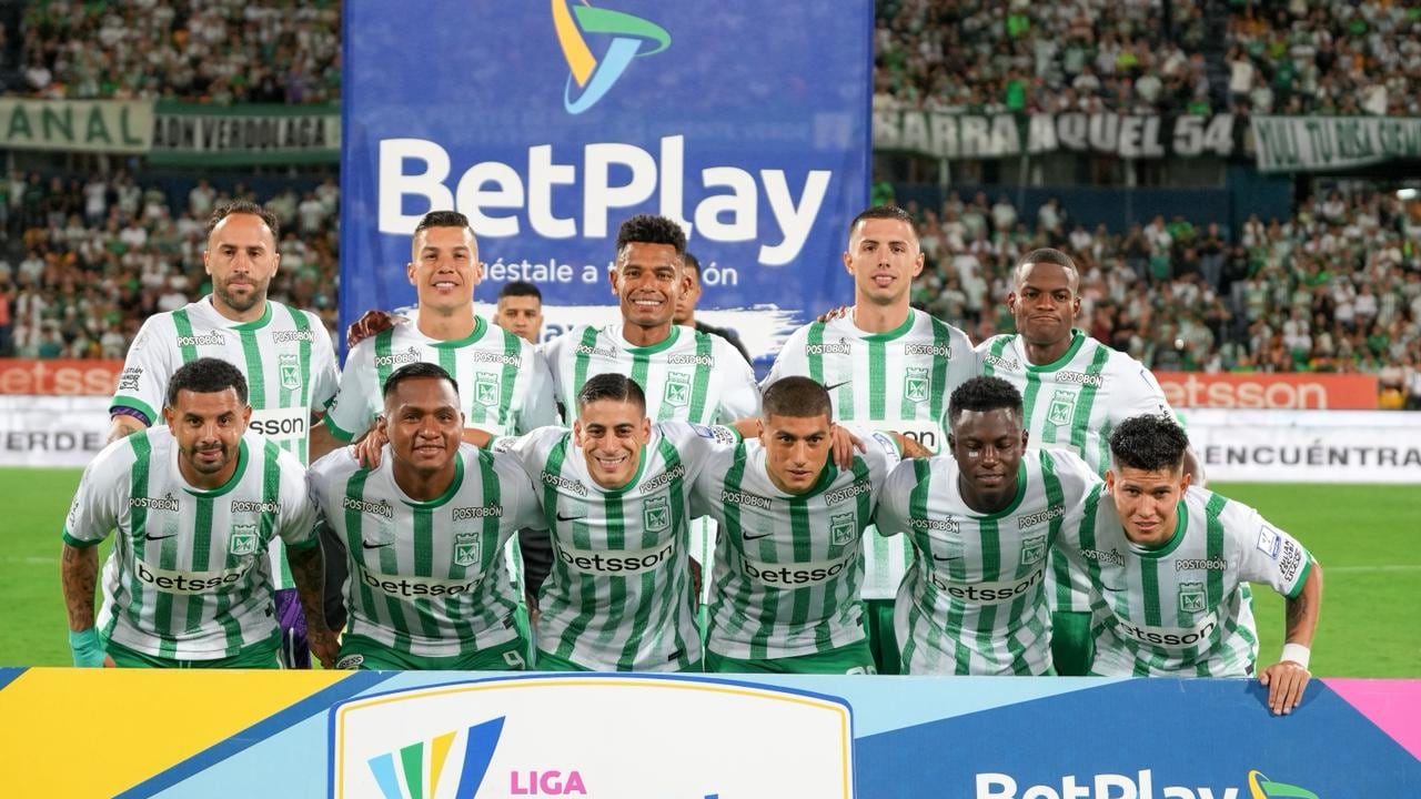 Jugadores de Atlético Nacional.