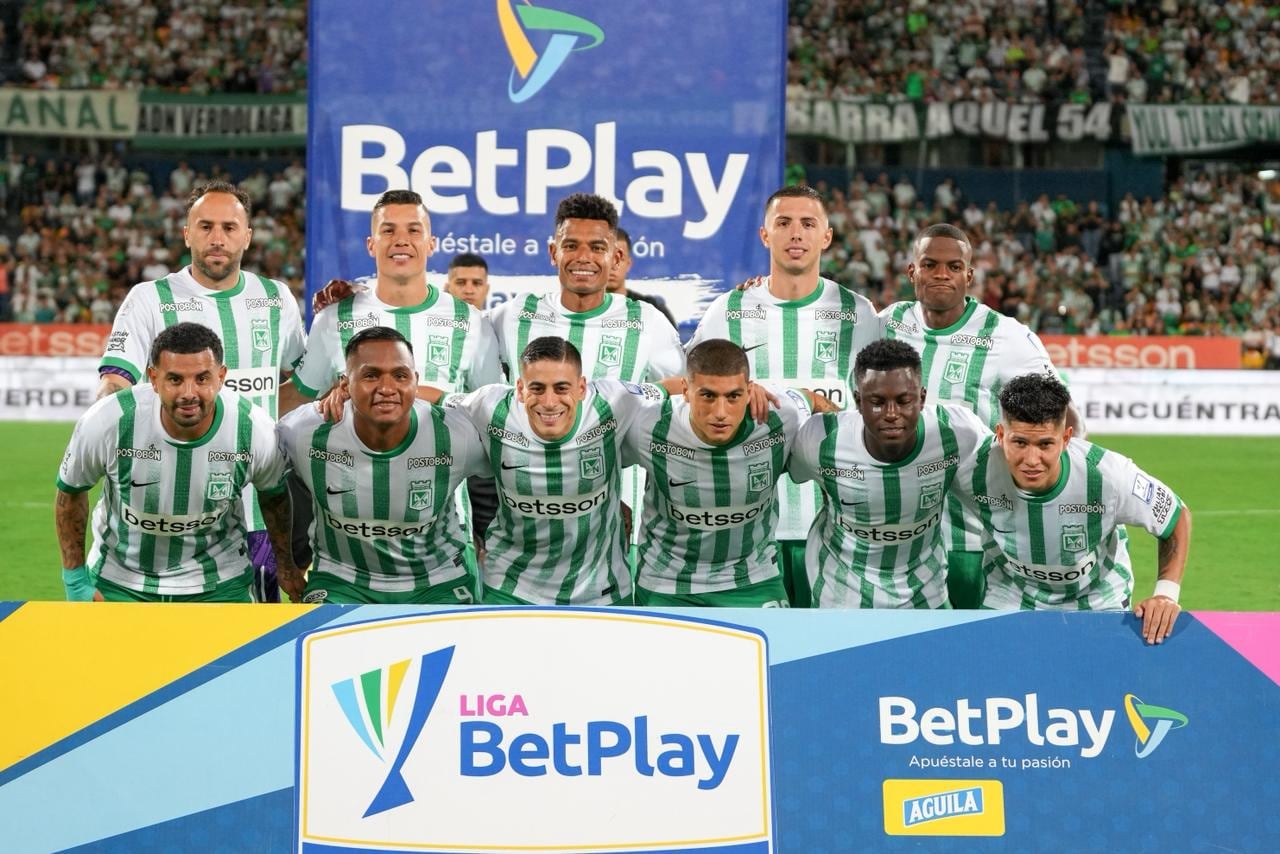 Jugadores de Atlético Nacional.