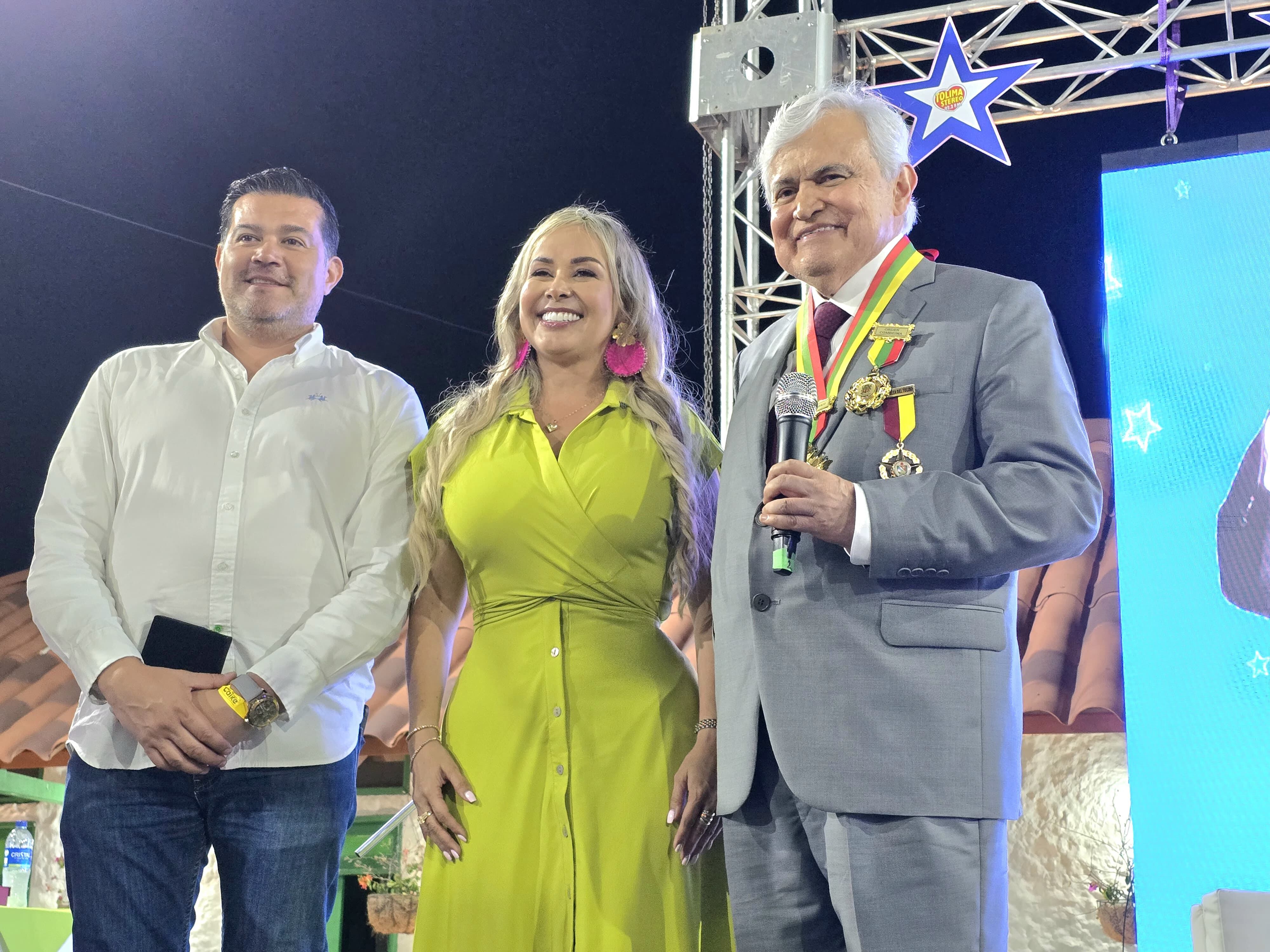 Jorge Barón recibió importante homenaje en el Tolima.