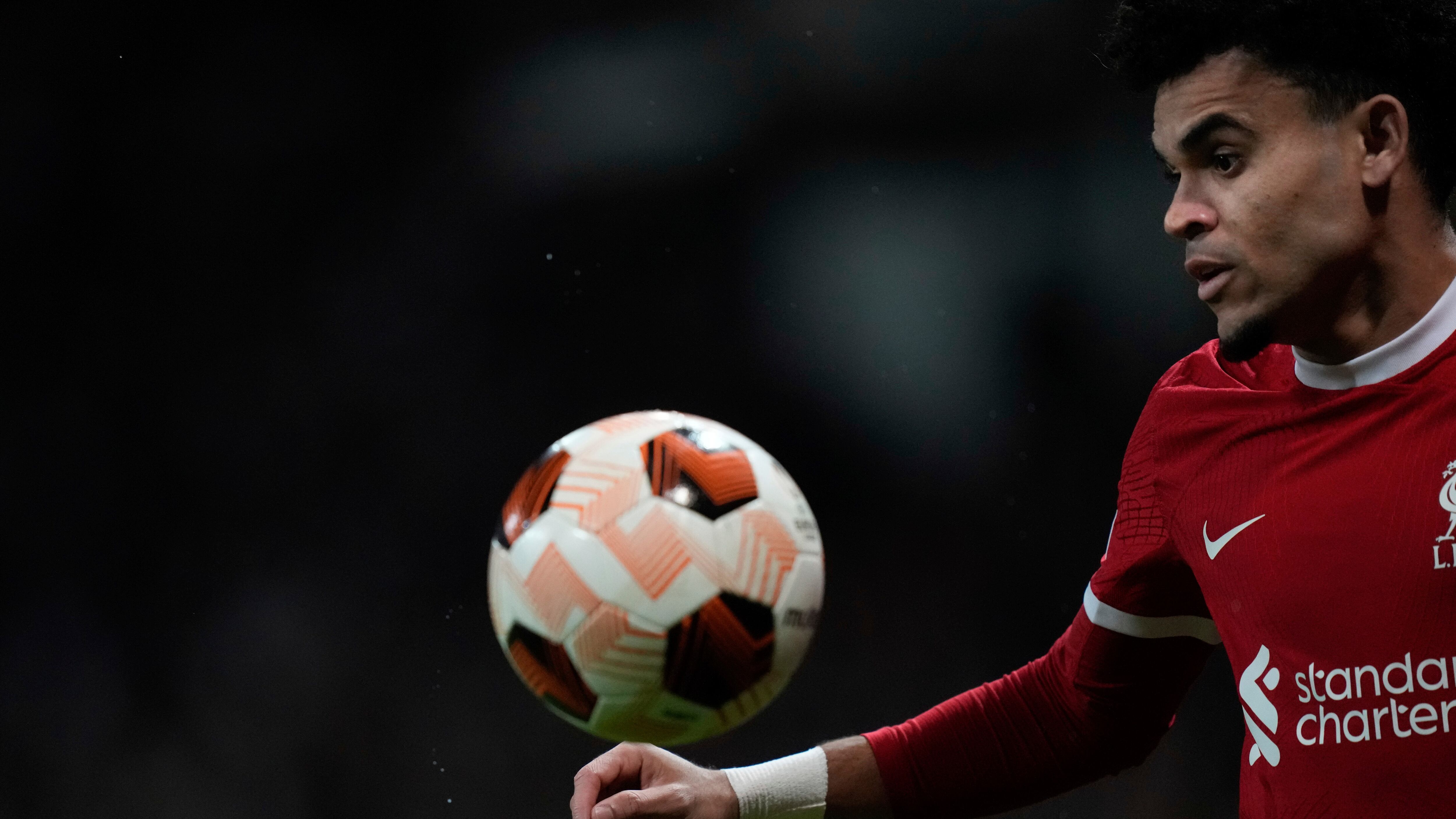 Luis Díaz, jugador al servicio del Liverpool de Inglaterra.