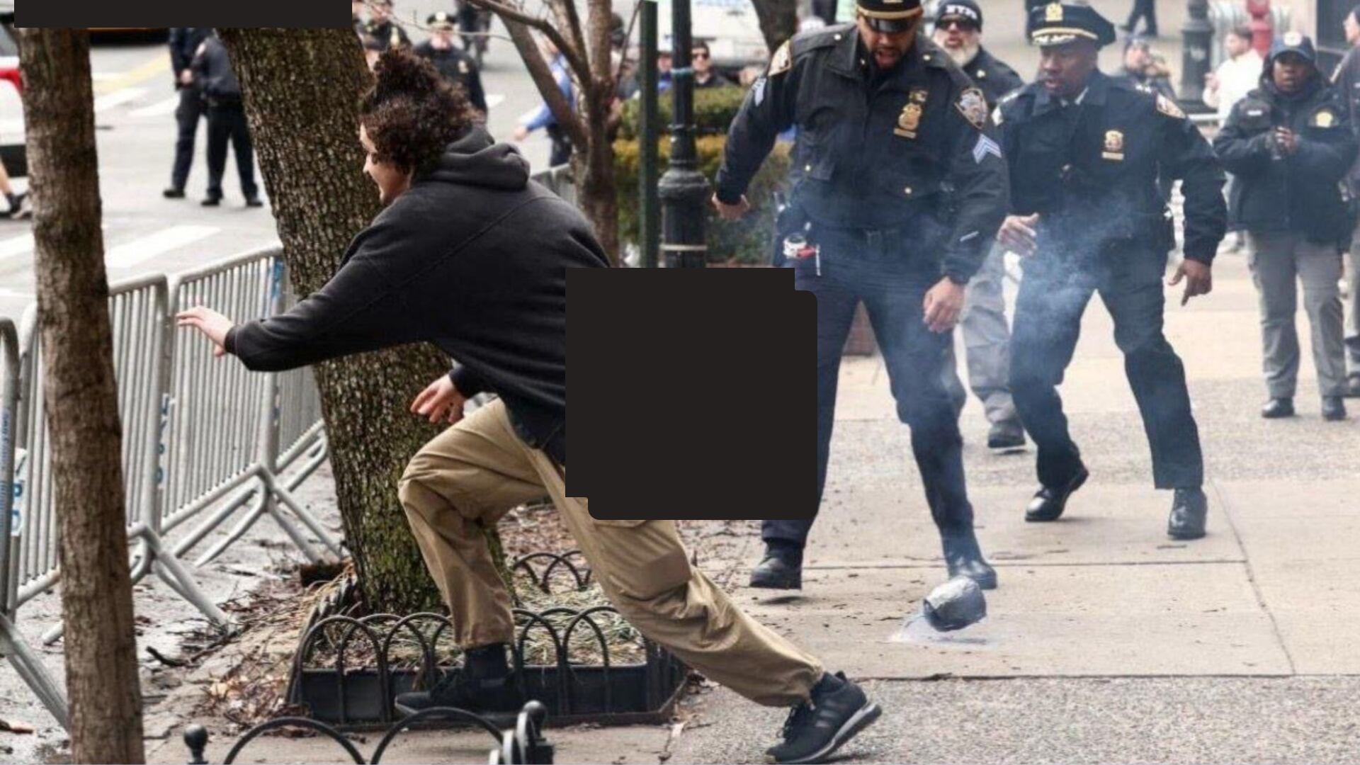 Imagen de uno de los sospechosos que fueron arrestados Los sospechosos fueron arrestados frente a Gracie Mansion mientras intentaban detonar explosivos improvisados, según fiscales federales.