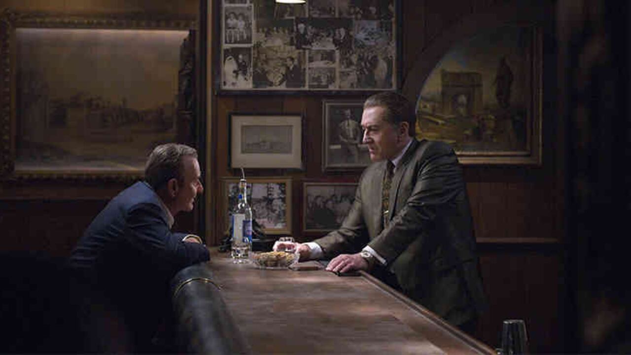 La película, una saga épica del crimen organizado en EE. UU. tras la Segunda Guerra Mundial, con Robert De Niro, Al Pacino y Joe Pesci como protagonistas.