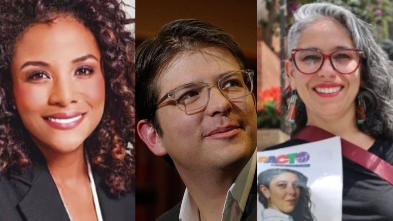 Mabel Lara, Miguel Uribe, María José Pizarro, candidatos al Senado de Colombia