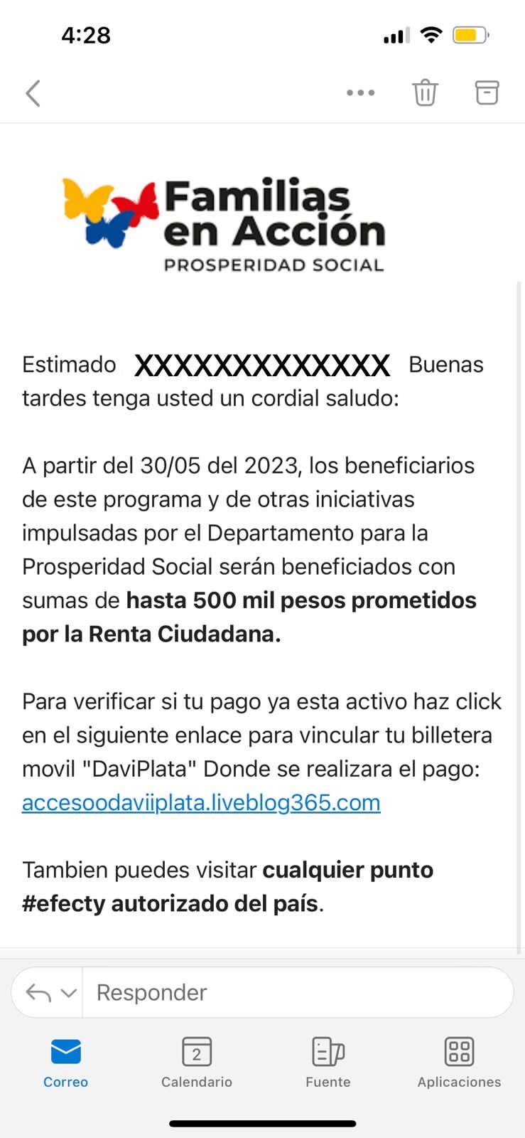 Familias en Acción: alertan sobre falsos correos donde piden datos para supuestos pagos; así puede identificar si es una estafa