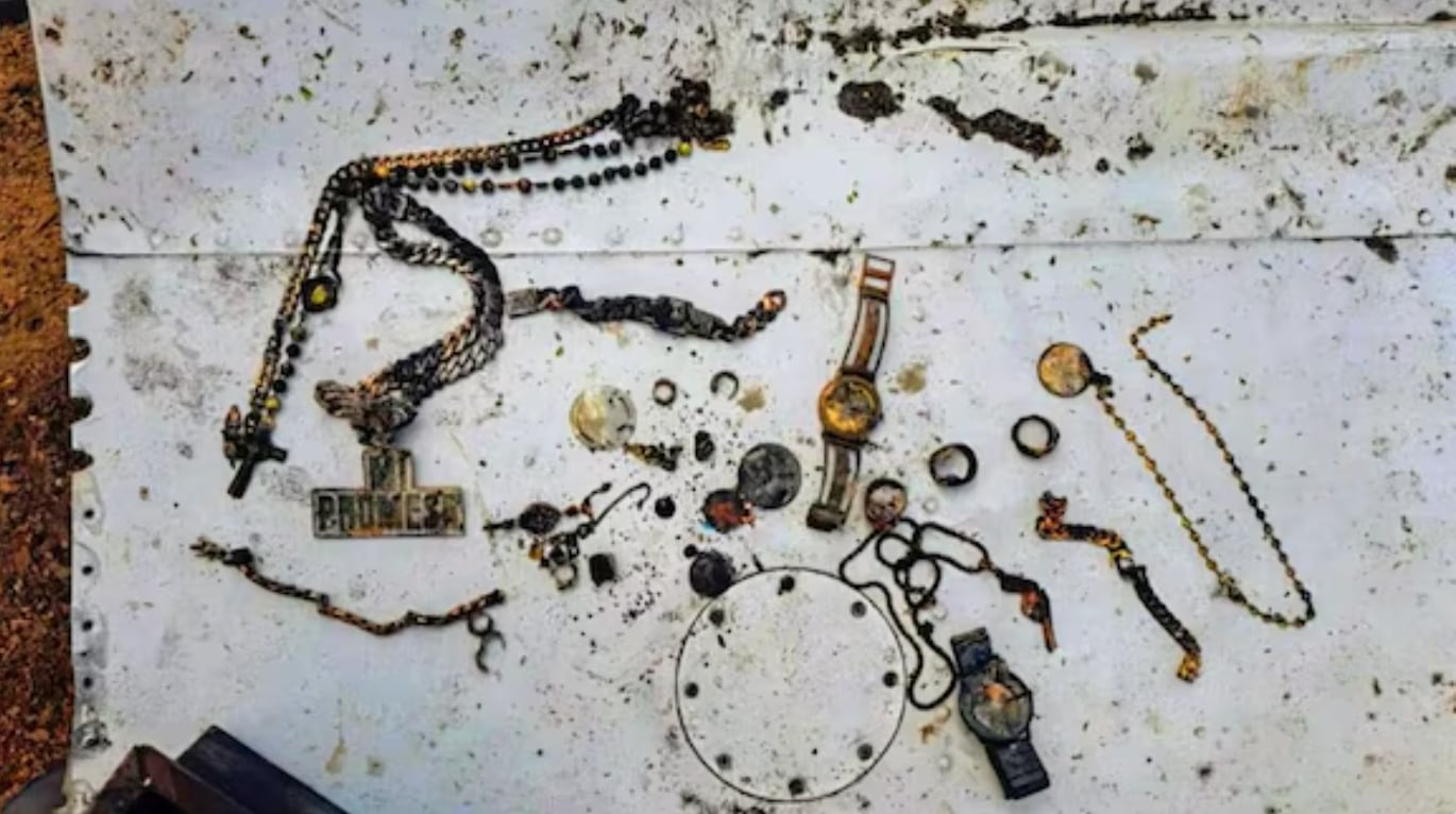 Joyas de Yeison Jiménez fueron encontradas en el lugar del accidente.