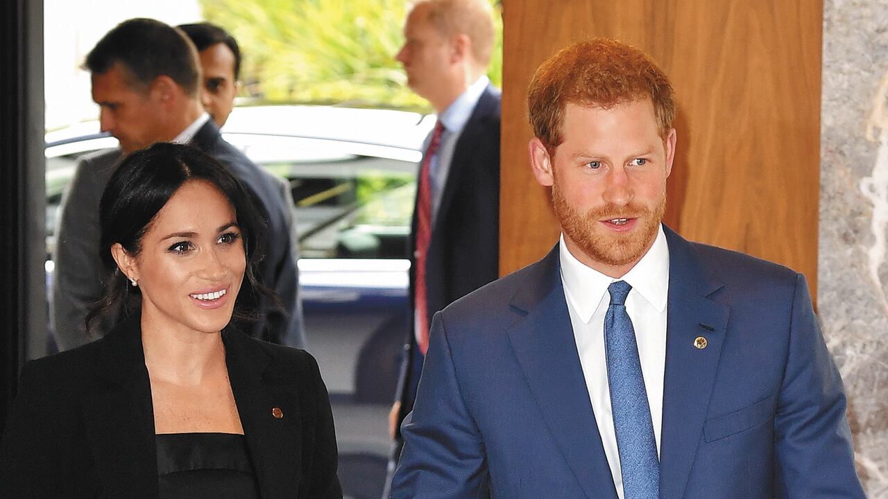 Meghan, duquesa de Sussex y el príncipe Harry. (Foto de Jeff Spicer / Getty Images).