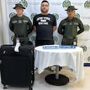 Español capturado con droga.