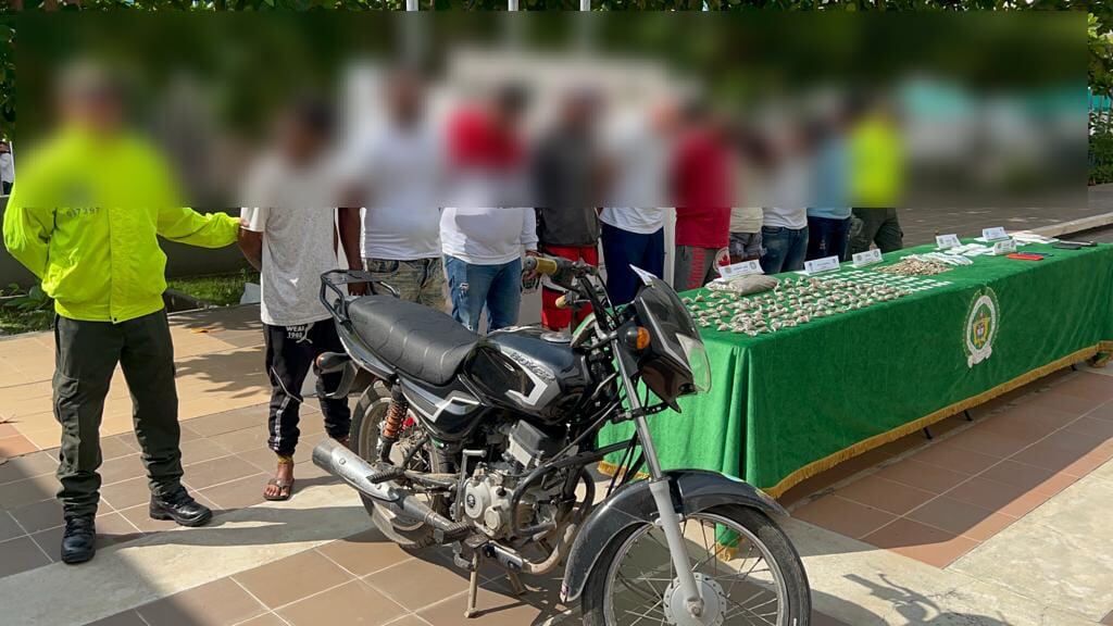 Capturados en Turbaco por expendido de estupefacientes