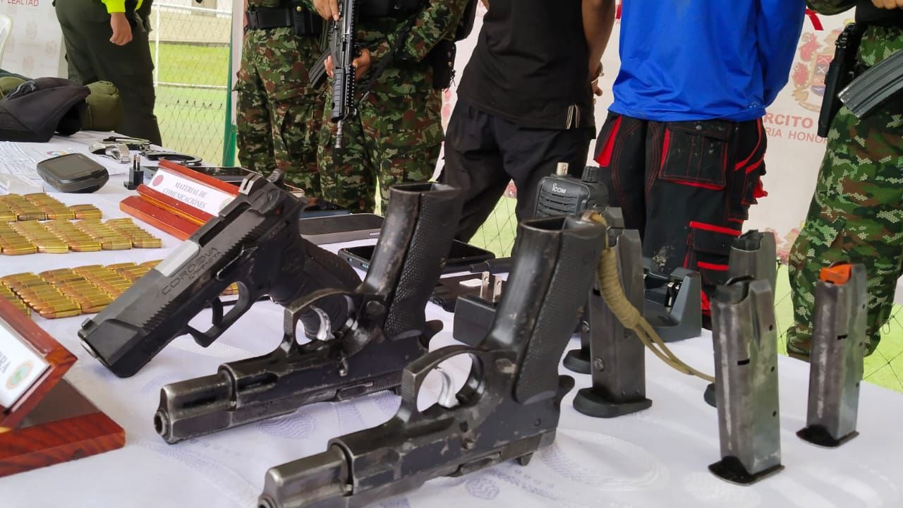 En manos de las disidencias de las Farc había un arma de fuego que fabrica Indumil