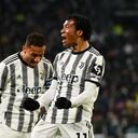 Juan Guillermo Cuadrado celebró a rabiar su primer tanto de 2023 con la Juventus.