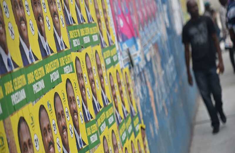 Haití se alista para las elecciones presidenciales donde participarán más de 20 candidatos. y la propaganda de los partidos como el Lapeh inunda las calles de la isla.