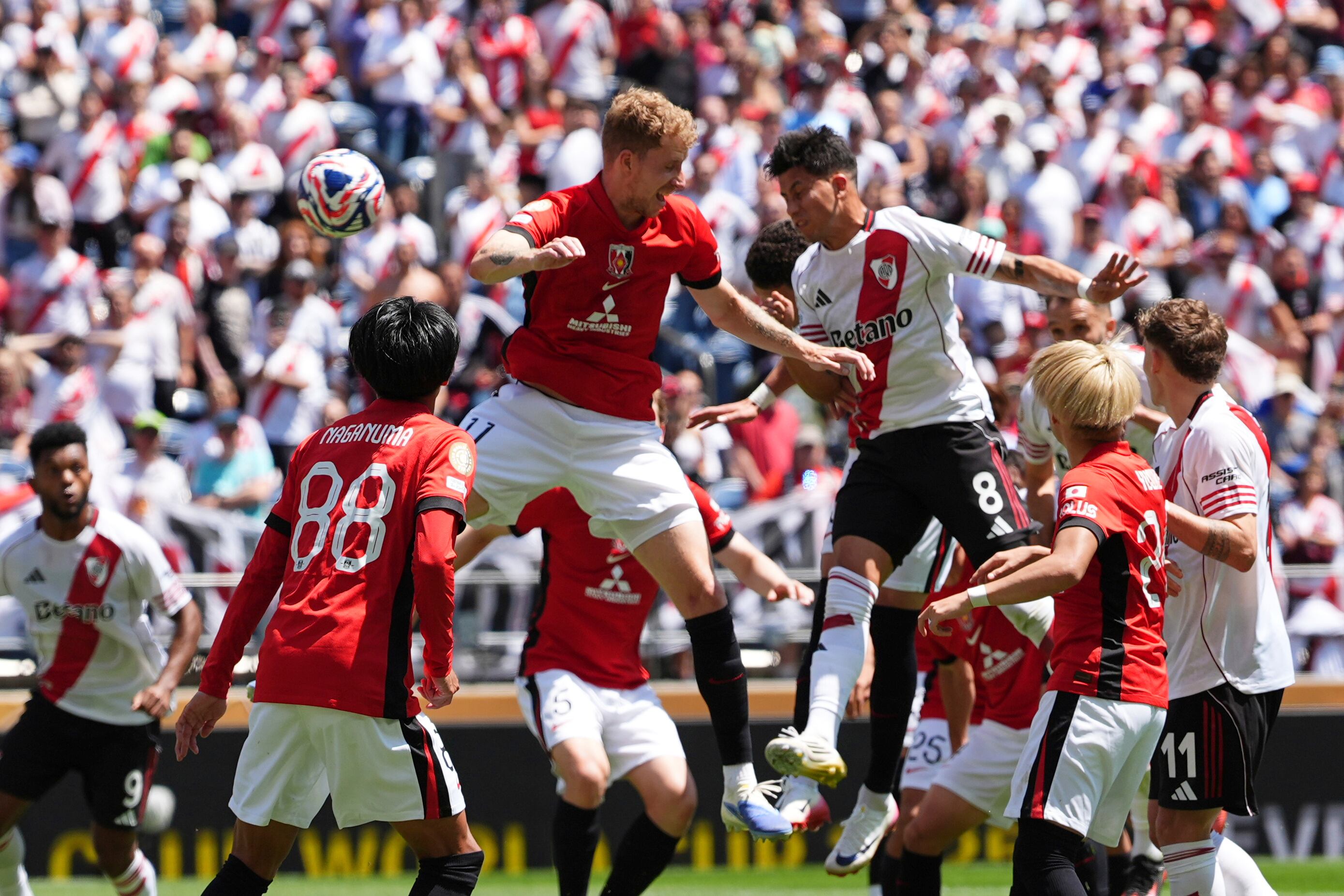 Llamativo encuentro entre River Plate y Urawa Reds por el Mundial de Clubes.