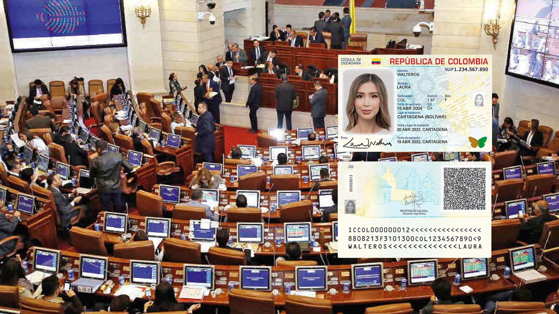 El debate del cambio de género en las cédulas llegó al Congreso.