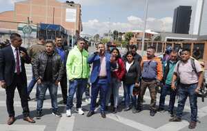 Protesta de los soldados profesionales.