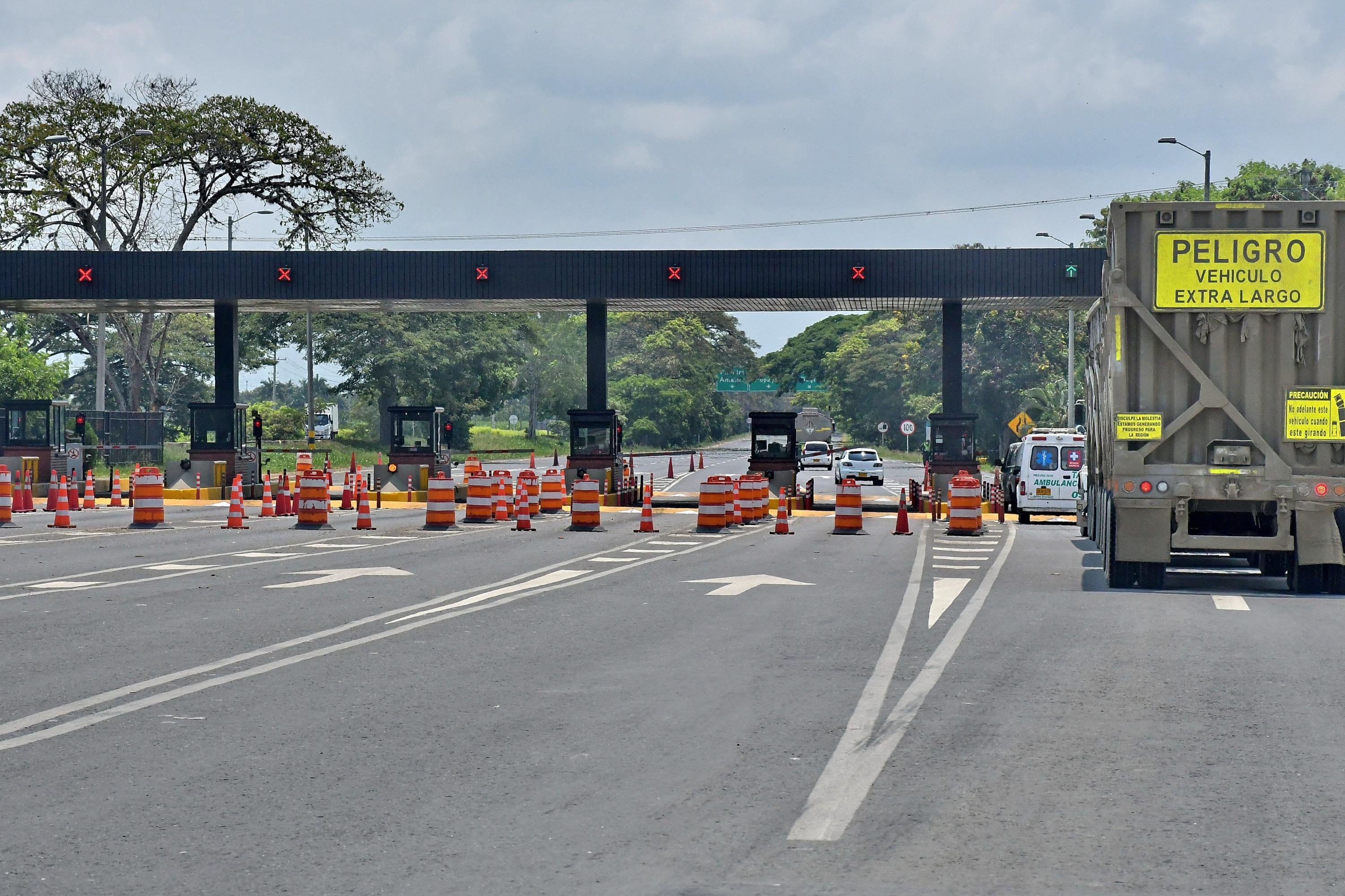Imagen de referencia, peaje de la recta Cali - Palmira.