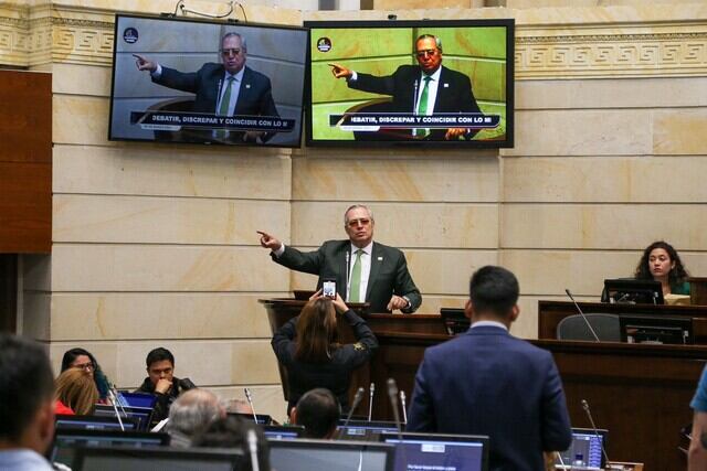 El presidente del Senado, Iván Name, le reclamó al presidente de la República, Gustavo Petro, respetar al Congreso y su independencia en el trámite de las reformas(Colprensa-Prensa Senado