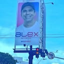 Valla publicitaria de Alex Char en Barranquilla.
