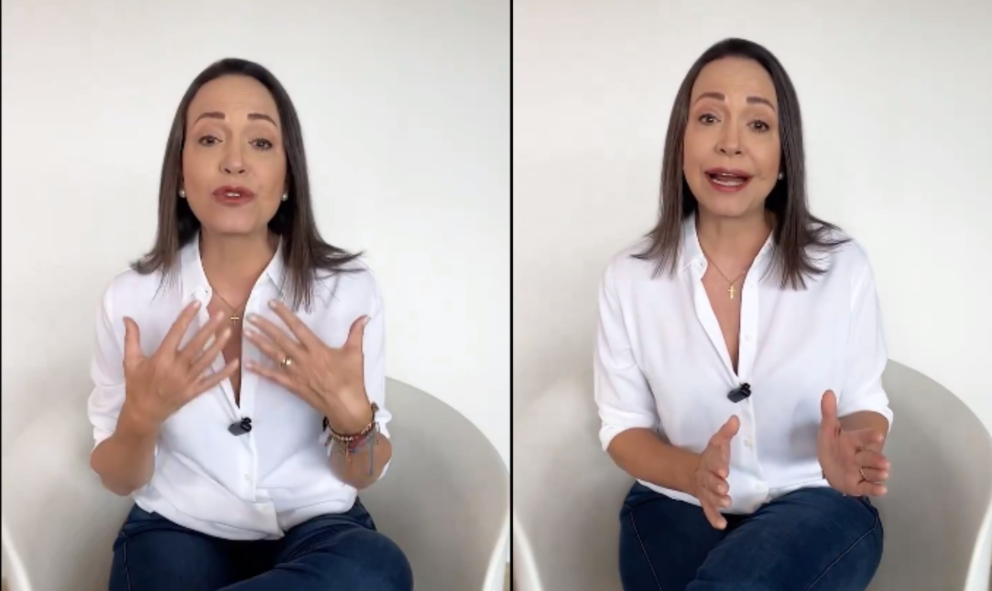 María Corina Machado, aspirante a la Presidencia de Venezuela.