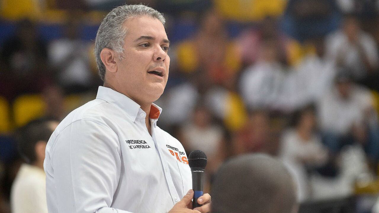Iván Duque, presidente de Colombia