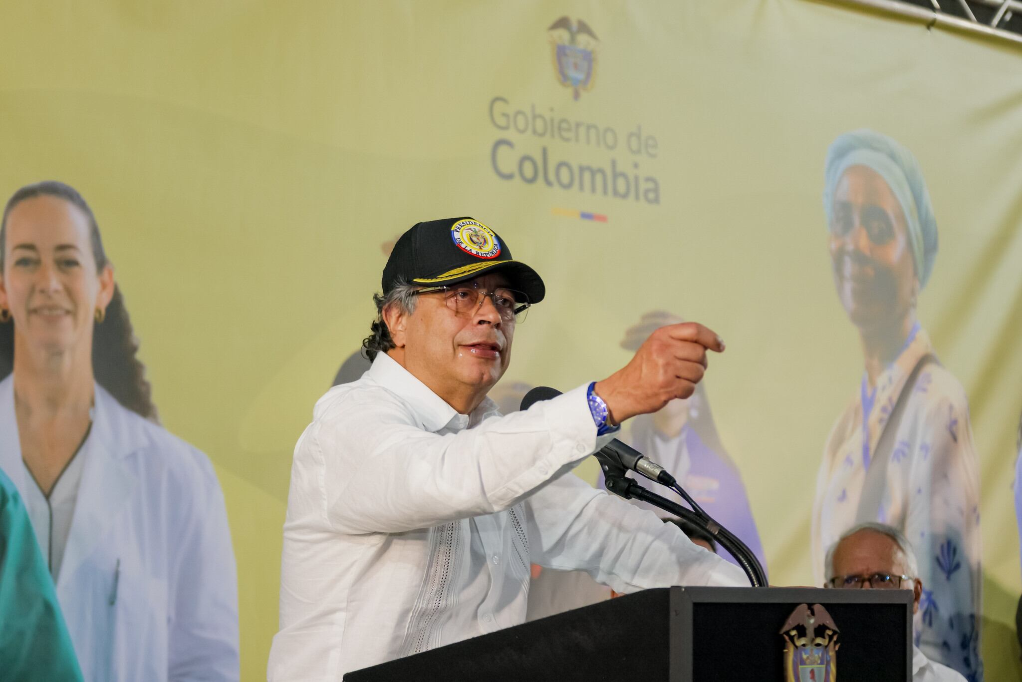 Gustavo Petro, presidente de Colombia, en Los Patios (Norte de Santander)