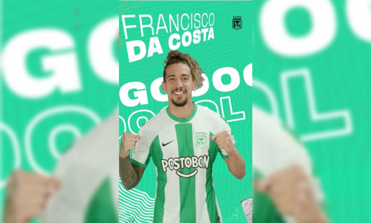 Francisco da Costa. Foto: Twitter Atlético Nacional.