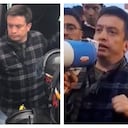 Director de la Policía, general Henry Sanabria, y el viceministro del Interior, Gustavo García