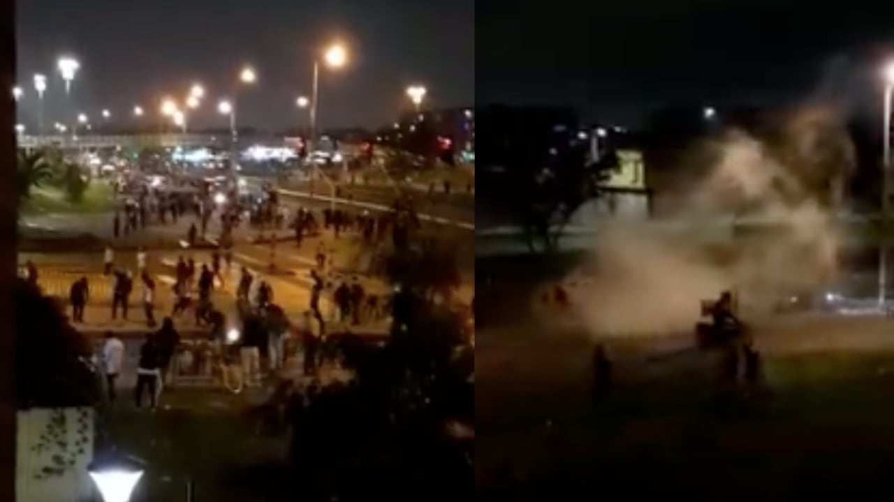 Los desmanes cerca al Portal Américas este martes 28 de diciembre.