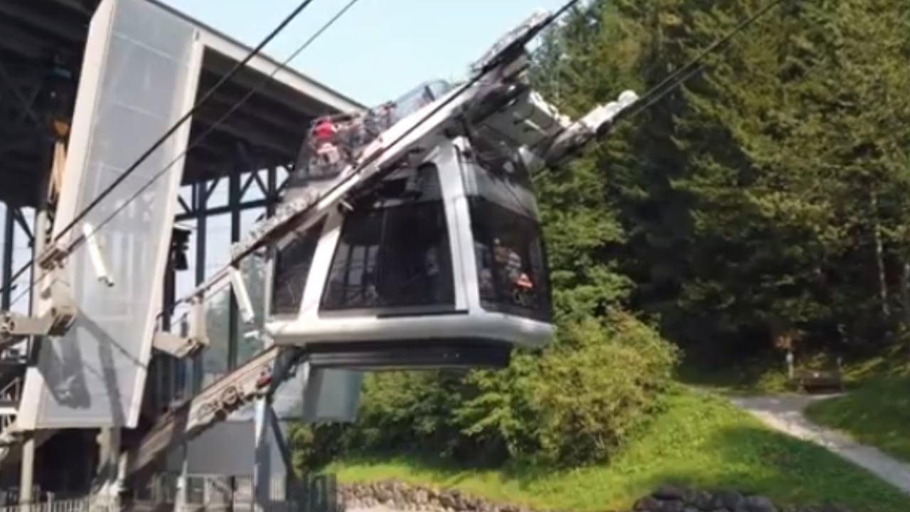 Cabrio-Bahn: el primer teleférico descapotable del mundo